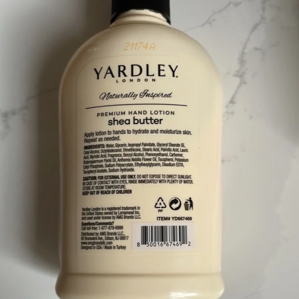 Yardley London NEW Shea Butter Sensitive Skin Lot Soap & Lotion Full‎ Size
